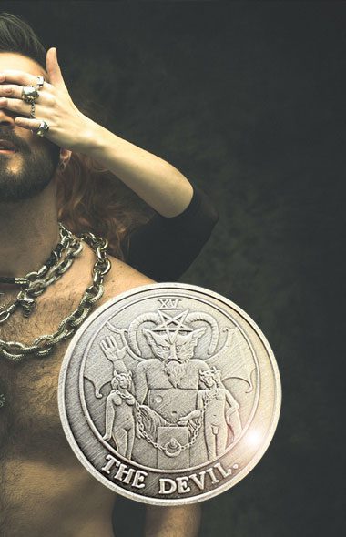Devil Tarot Coin