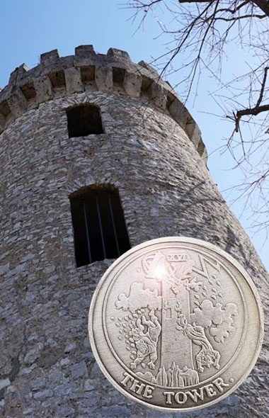 Tower Tarot Coin