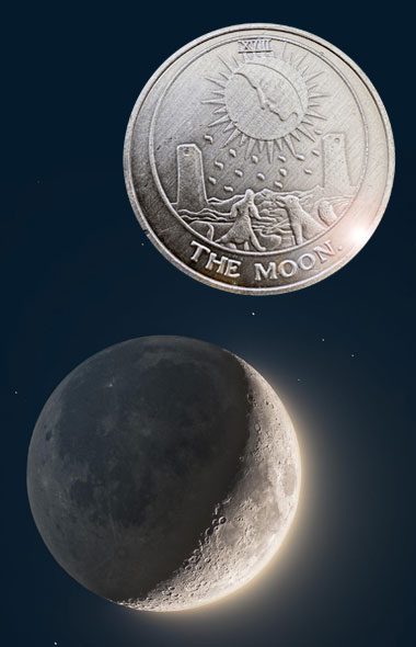 Moon Tarot Coin