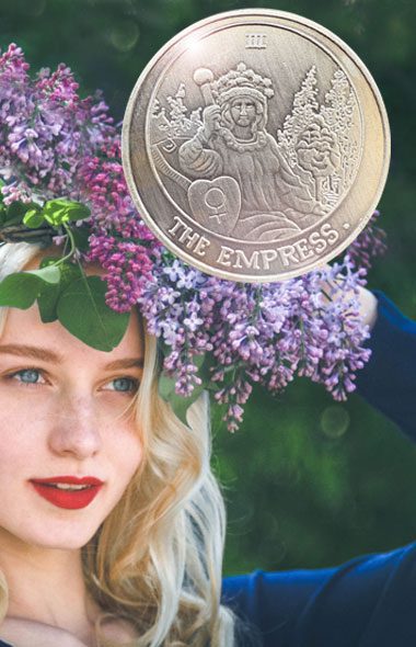 Empress Tarot Coin