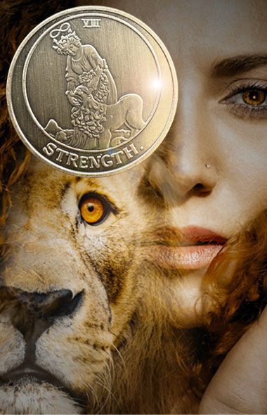 Strength Tarot Coin
